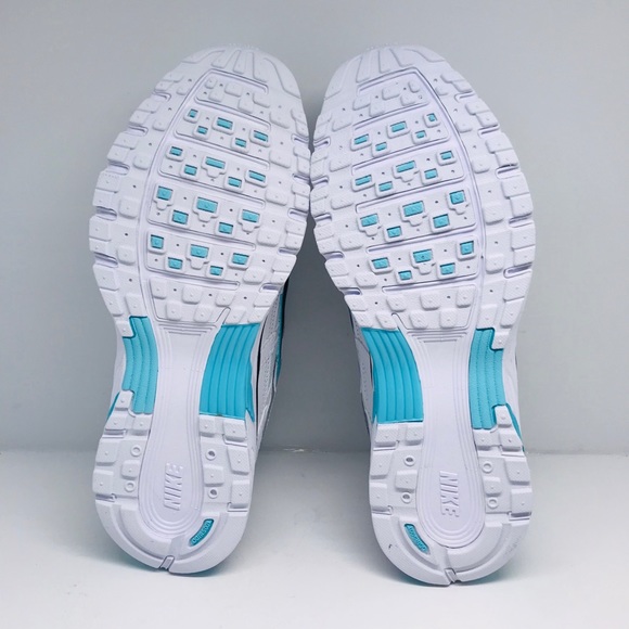 Nike P-6000 White/Black-Metallic/silver/Aqua Sz 8 - Picture 3 of 8